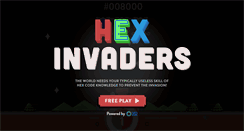 Desktop Screenshot of hexinvaders.com