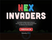 Tablet Screenshot of hexinvaders.com